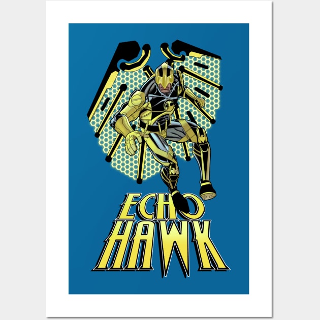 Echo Hawk (The Vigilantes) Wall Art by MentalPablum